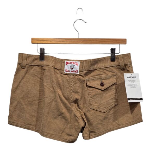 New! Birdwell Beach Britches Women's Toast Retro Boho Classic Corduroy Shorts, 8 - Picture 2 of 8